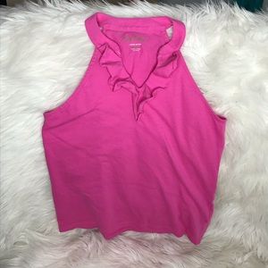 Child’s XL ruffle hot pink top  Lilly Pulitzer